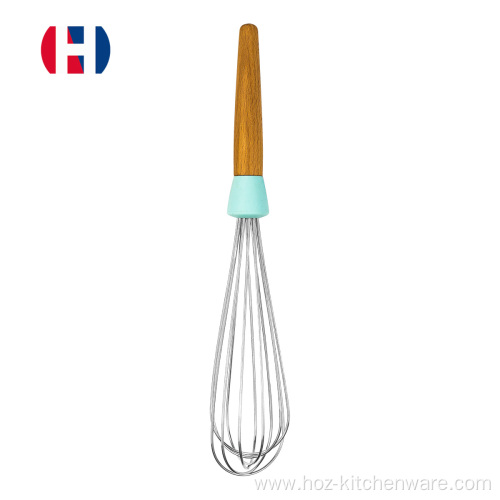 Stainless Steel Whisk with Wooden Handle